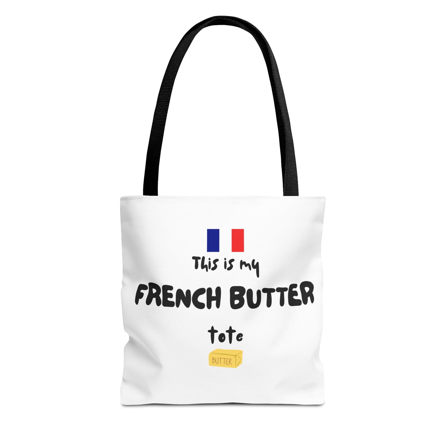 French Butter Tote Bag - Perfect for Food Lovers, International Flight Crews, Shopping, Beach Days, Eco-Friendly Gift, Summer Outings