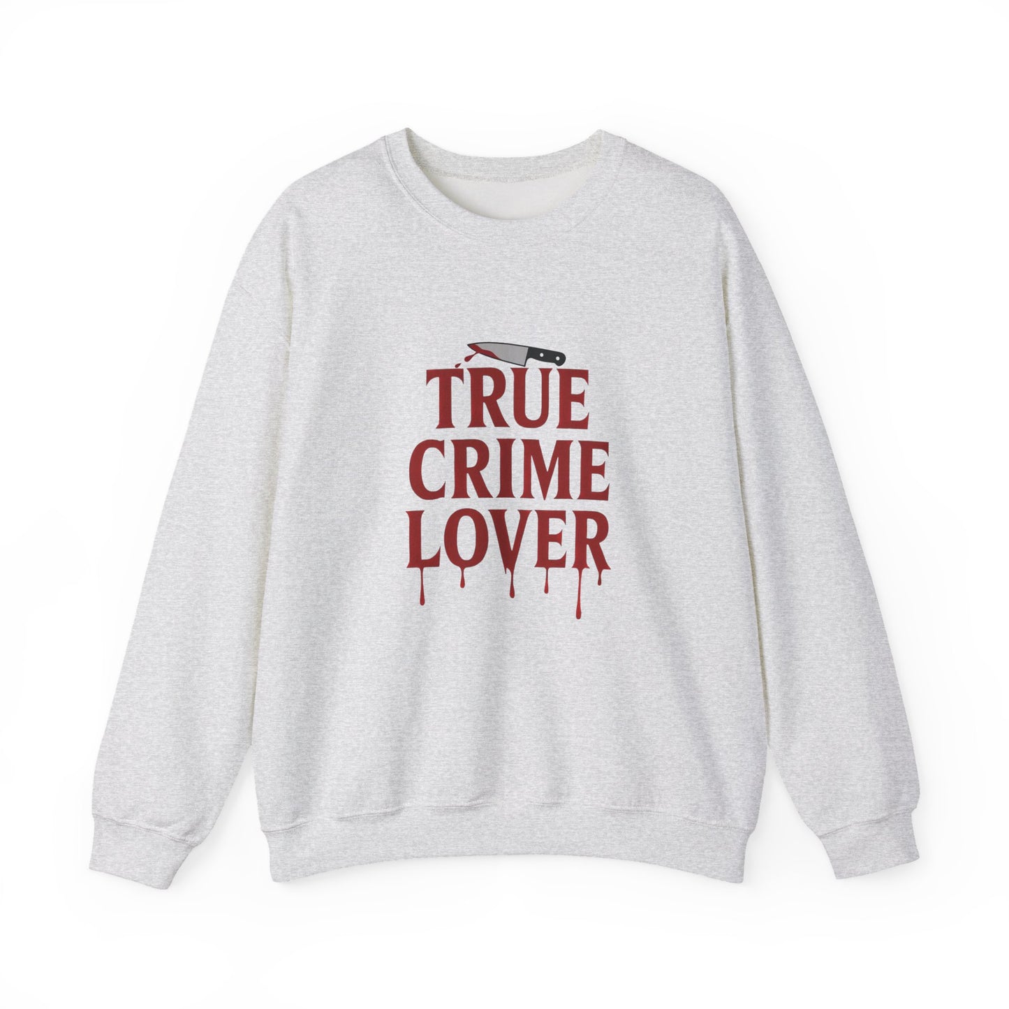 True Crime Lover Sweatshirt- Cozy Murder Show Crewneck, Funny Gift for Crime Junkies, Podcast Bingers & Sleuth Queens