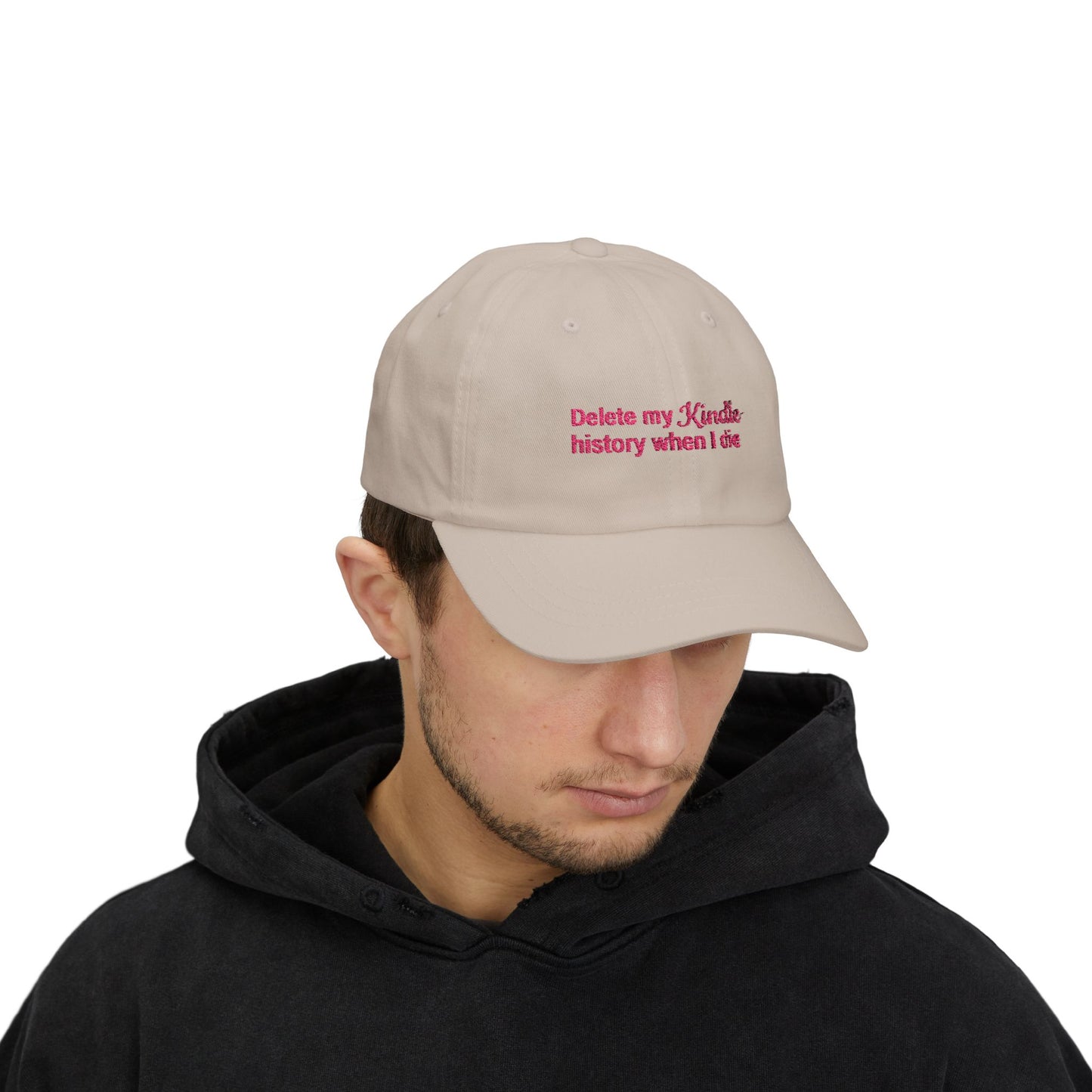 Delete My Kindle History Cap, Funny Hat, Gift for Book Lovers, Unique Gift, Casual Attire Accessory