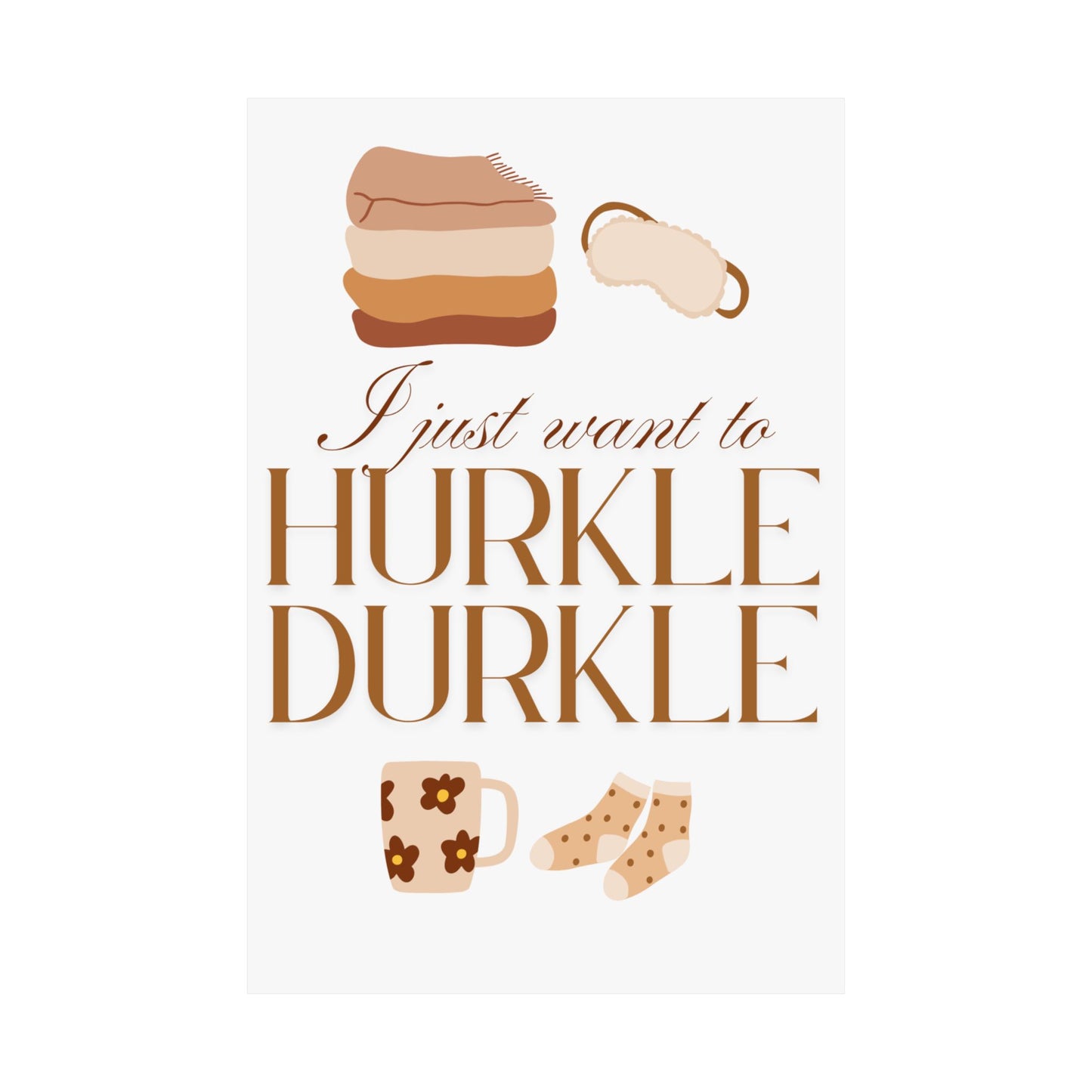 Cozy Vertical Posters for Home Décor, Ideal for Relaxation, Gift for Sleep Lovers, Bedroom Wall Art, Funny Quotes Prints