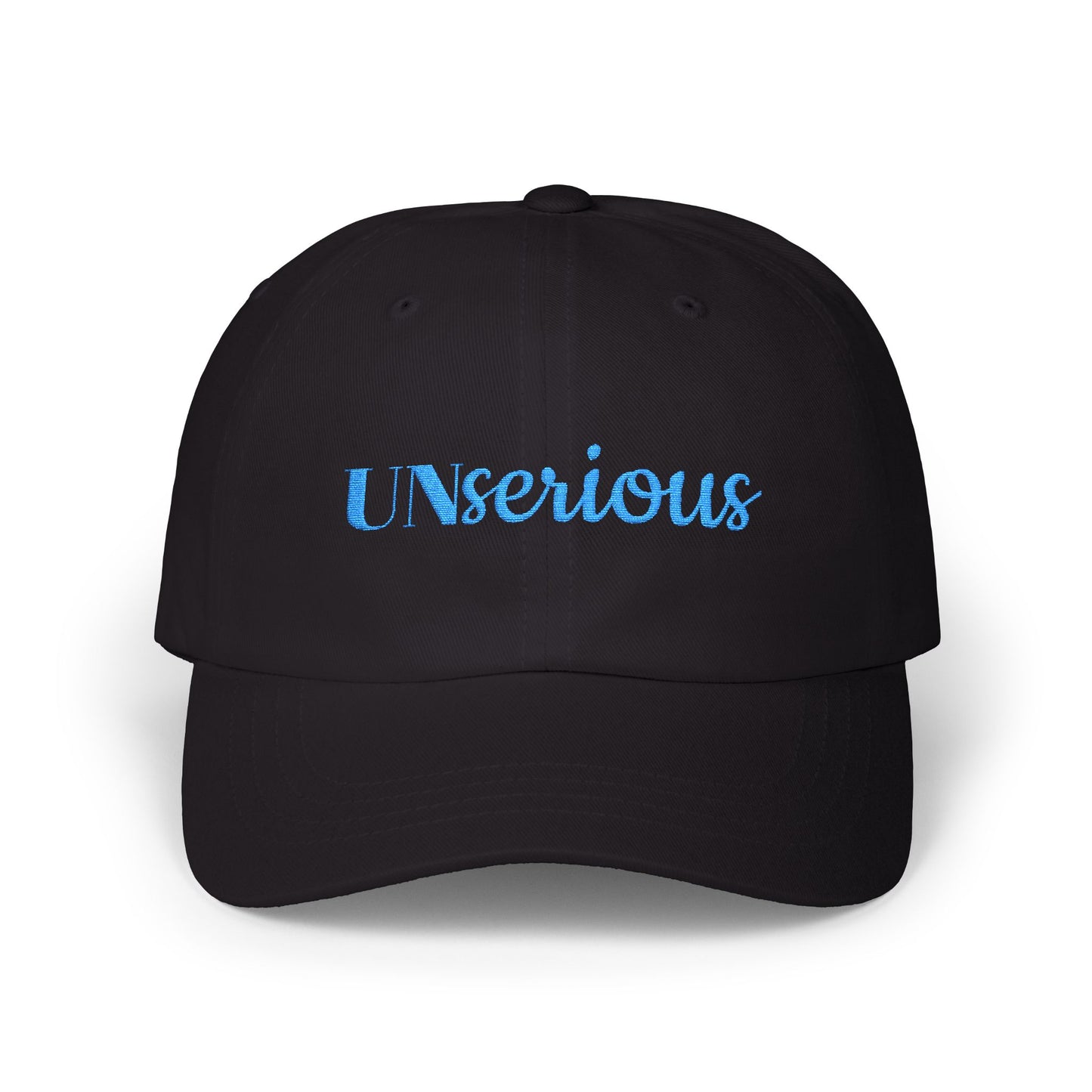 Unserious Classic Dad Cap, Casual Hat, Perfect Gift for every Unserious Human, Trendy Headwear, Everyday Accessory, Summer Essential