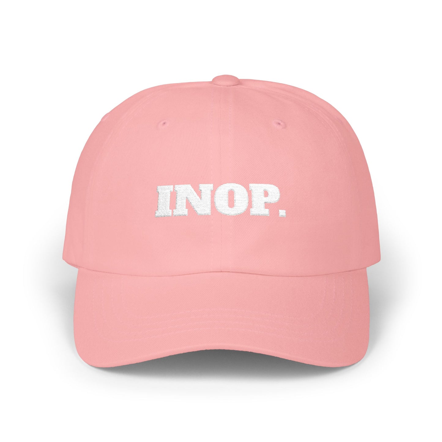 INOP. Cap- Funny Flight Crew Baseball Cap, Aviation-Inspired Hat, Grounded and Over It Airline Humor Gift