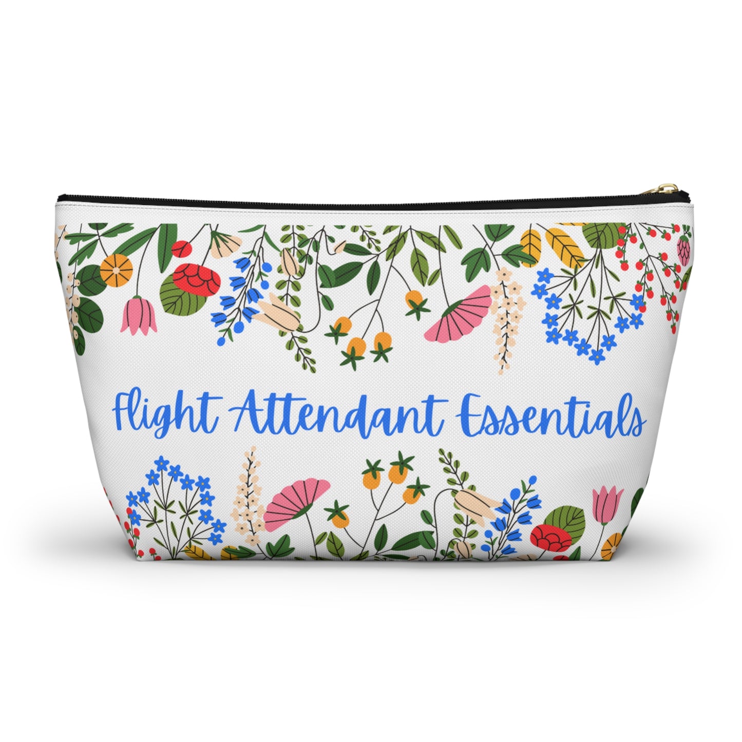 Flight Attendant Essential Accessory Pouch- Travel Organizer for Crew Must-Haves, Layover Bag, Airline Gift for Cabin Crew