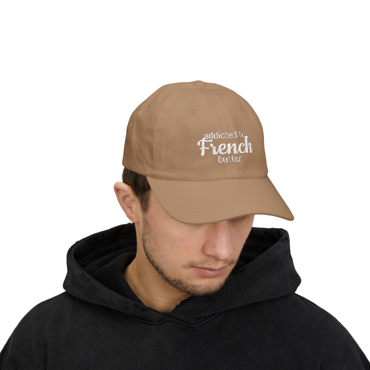 Addicted to French Butter Cap, Casual Hat for Food Lovers, Summer Accessory, Trendy Cap