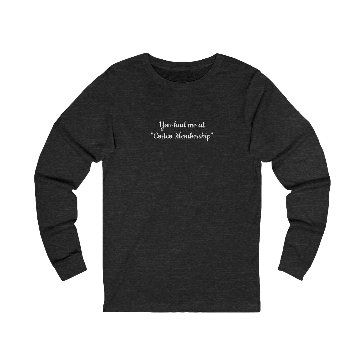 Costco Lover Long Sleeve Tee, Funny Gift, Unisex Fashion, Casual Wear, Perfect for Costco Enthusiasts & Shoppers, Birthdays, Holidays
