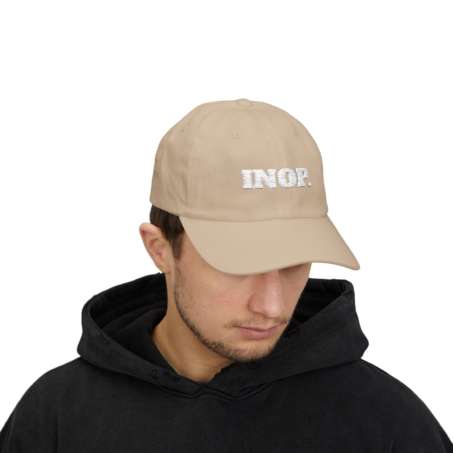 INOP. Cap- Funny Flight Crew Baseball Cap, Aviation-Inspired Hat, Grounded and Over It Airline Humor Gift