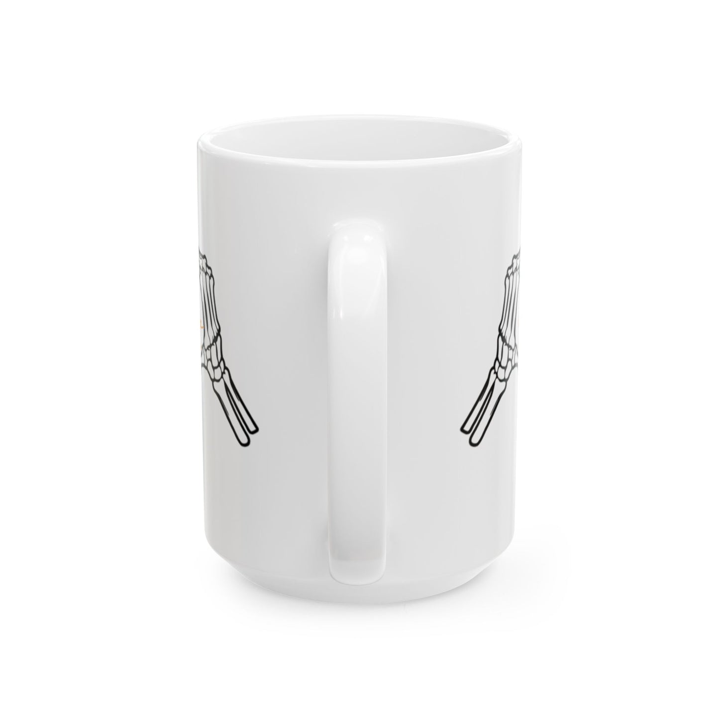 Skeleton Hand Coffee Mug, Unique Ceramic Cup, Halloween Decor, Gothic Gift, Quirky Drinkware, Spooky Tea Mug