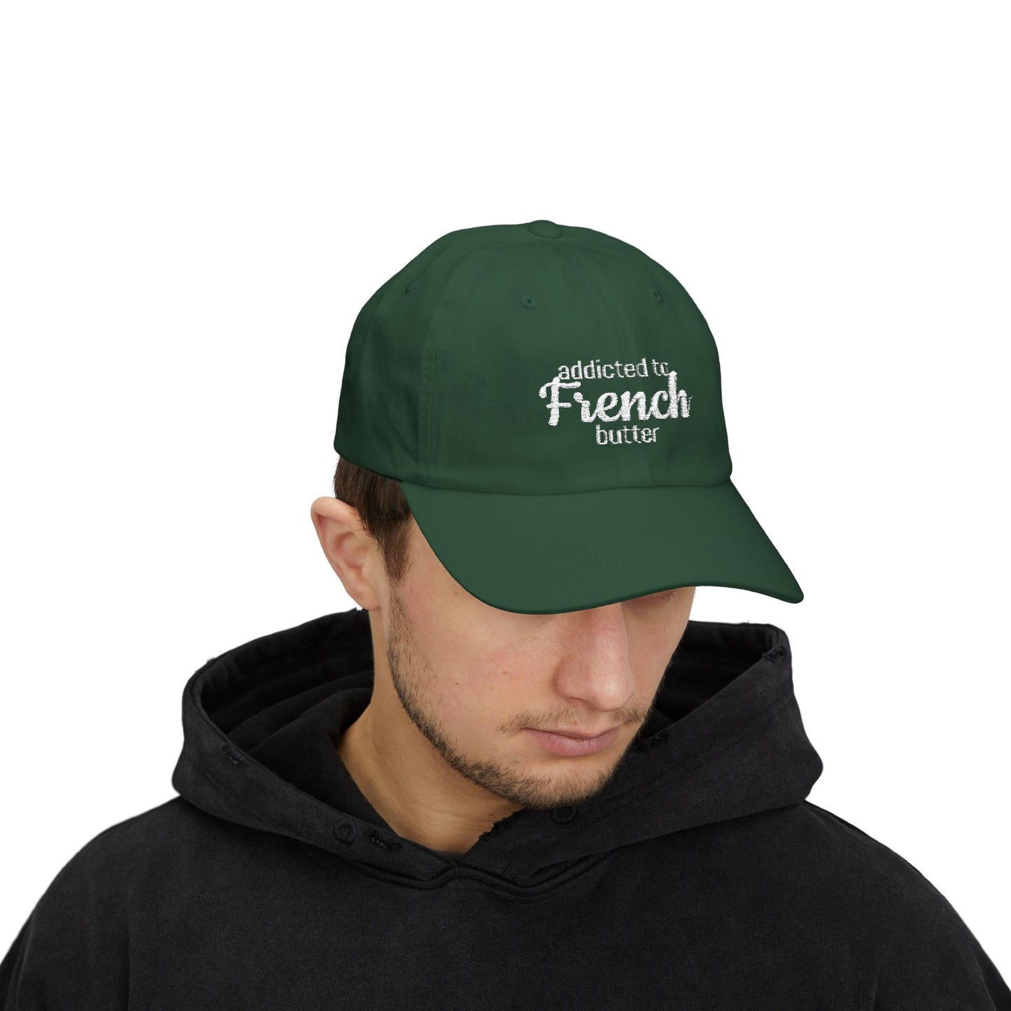 Addicted to French Butter Cap, Casual Hat for Food Lovers, Summer Accessory, Trendy Cap