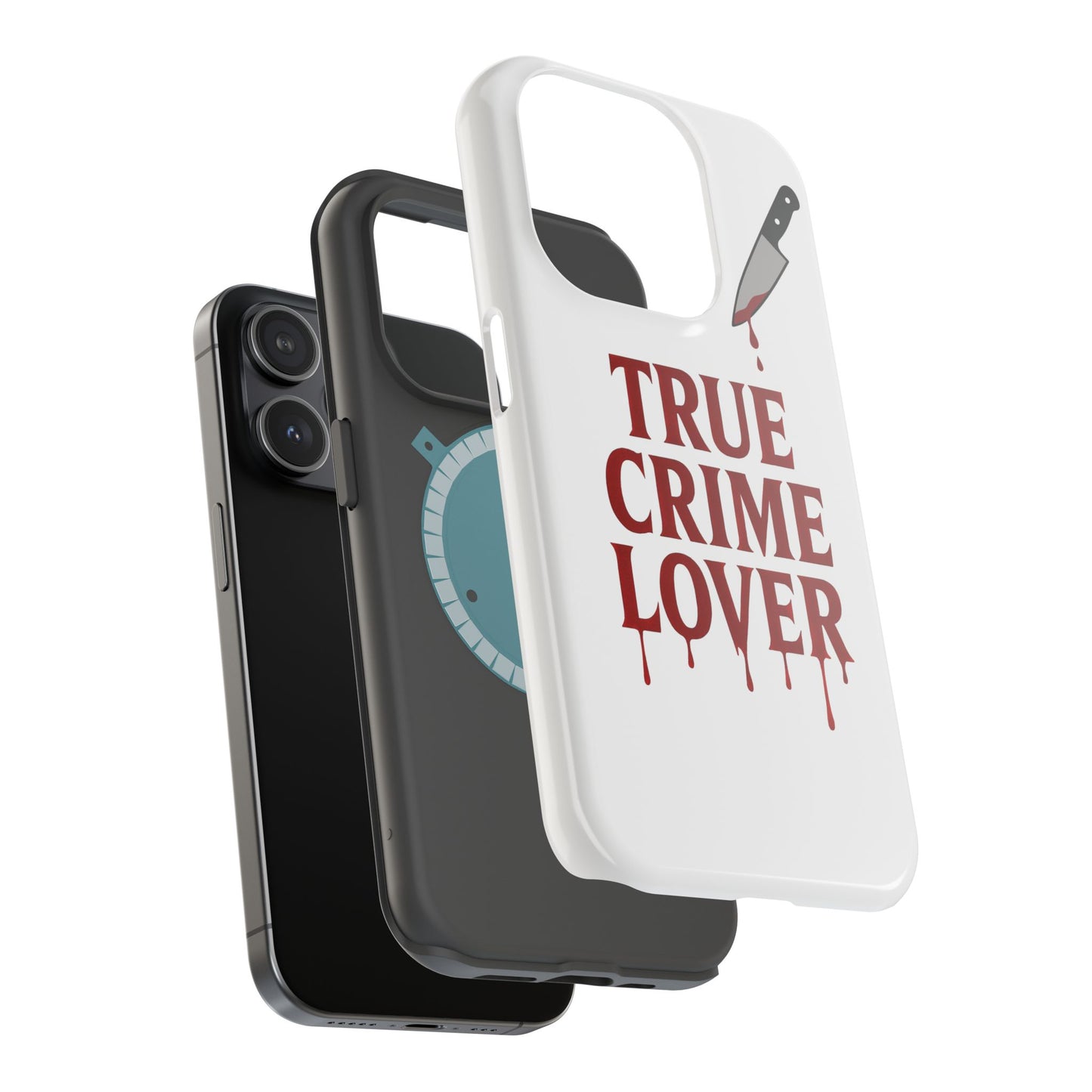 True Crime Lover Magnetic Phone Case-Funny Murder Podcast Gift, Forensics Obsession Cover, Crime Junkie Aesthetic Phone Case