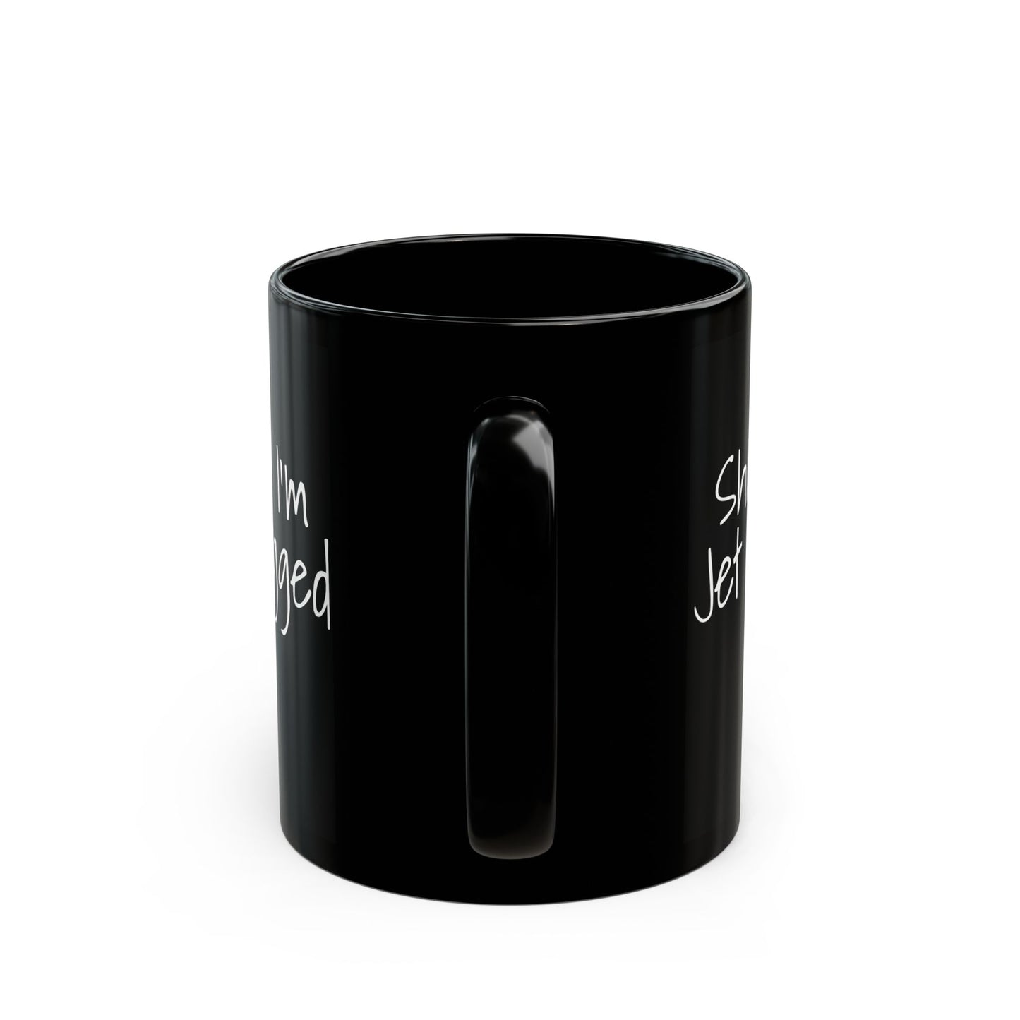 Jet Lagged Black Mug | Funny Travel Mug | Gift for Travelers | Coffee Cup | 11oz 15oz | Travel Lovers