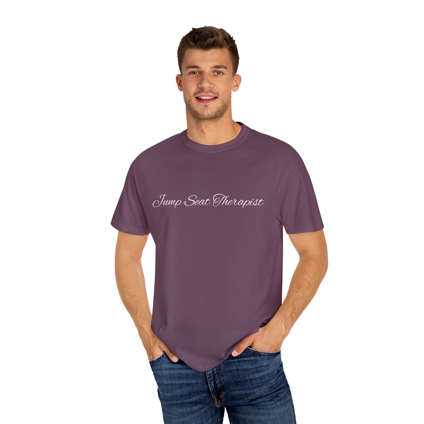 Jump Seat Therapist T-Shirt- Funny Flight Attendant Tee, Cabin Crew Life Shirt, Sarcastic Aviation Gift for Airline Workers