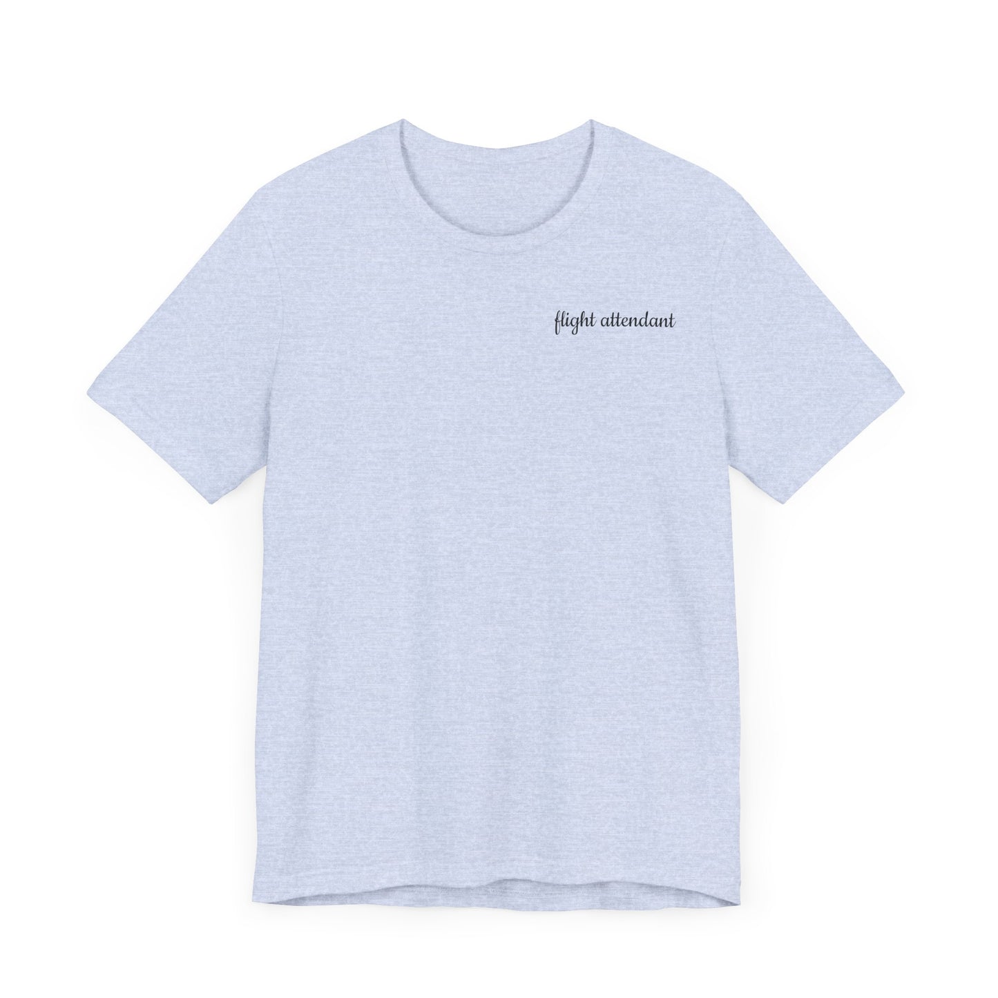 Flight Attendant City Tee, Travel Shirt, Gift for Travelers, Comfortable Unisex Tee, Adventure Outfit, Wanderlust Apparel