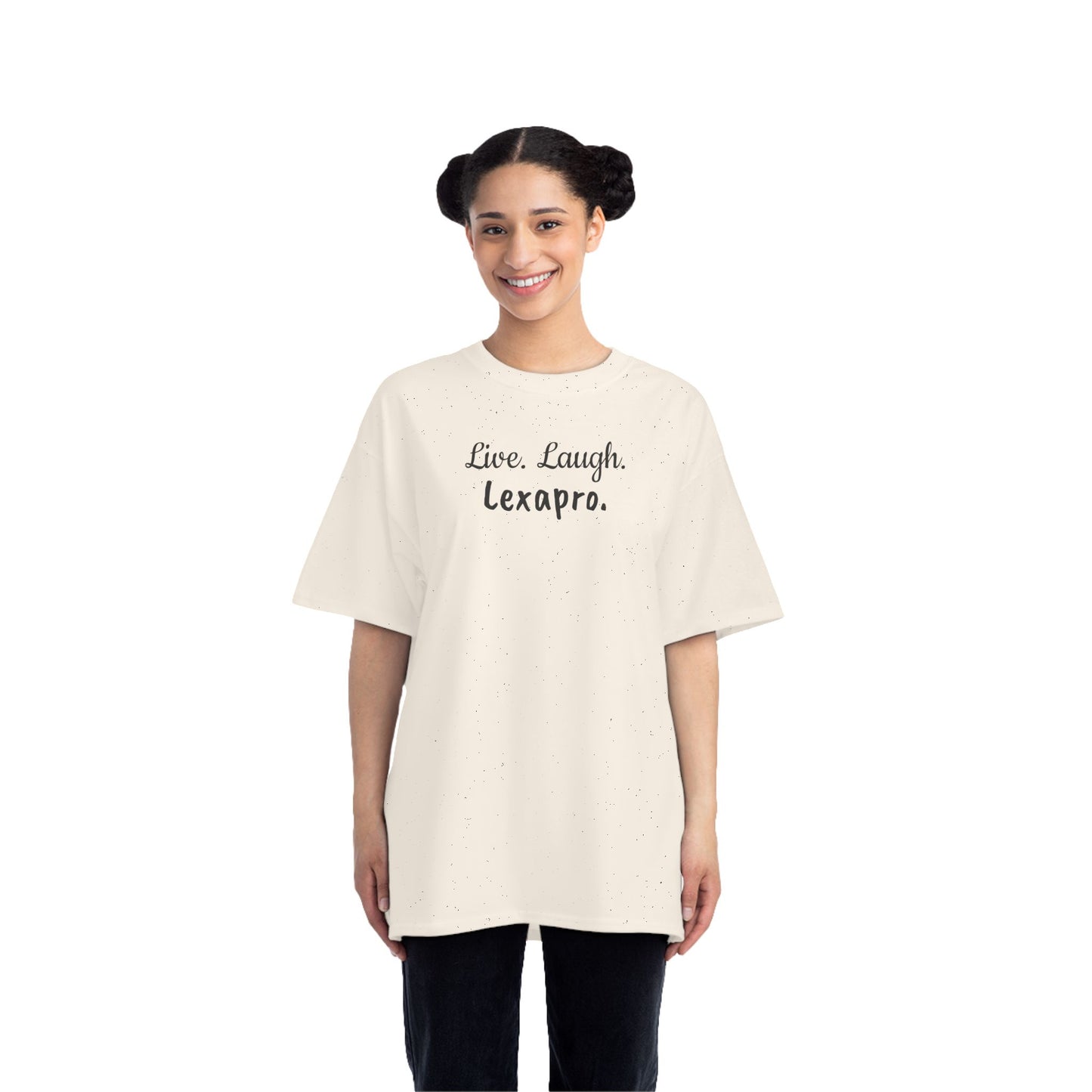 Lexapro Humor Short-Sleeve T-Shirt - Funny Mental Health Tee, Chill Vibes, Mental Wellness Gift, Self-Care Apparel, Casual Wear