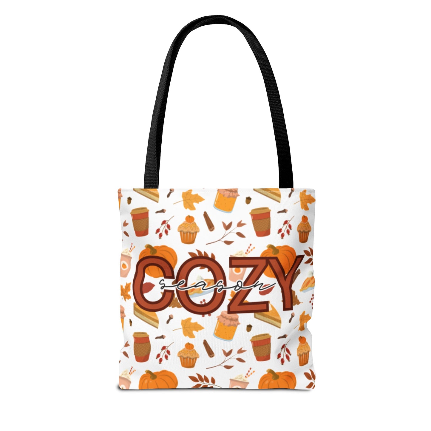 Cozy Season Tote Bag, Fall Tote, Autumn Bag, Halloween Shopping Bag, Seasonal Gift, Eco-Friendly Tote