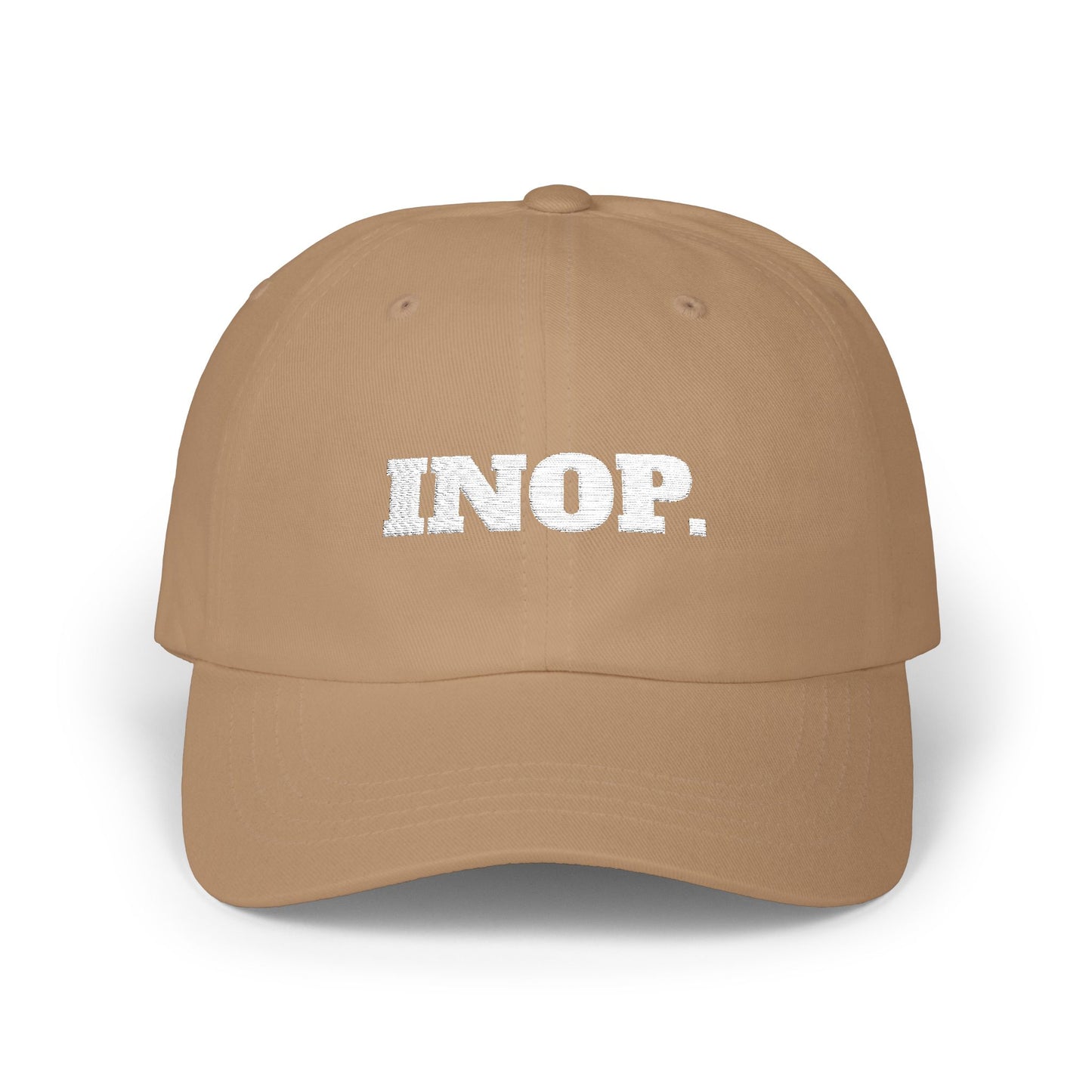 INOP. Cap- Funny Flight Crew Baseball Cap, Aviation-Inspired Hat, Grounded and Over It Airline Humor Gift