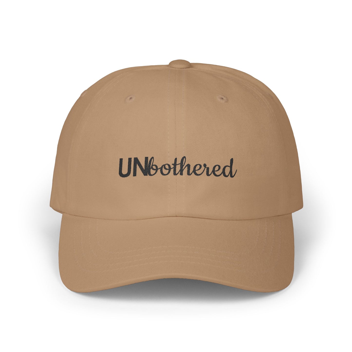 Unbothered Classic Dad Cap | Casual Hat for Unbothered Humans, Relaxed Style, Gift for Anyone, Trendy Accessories for Everyone