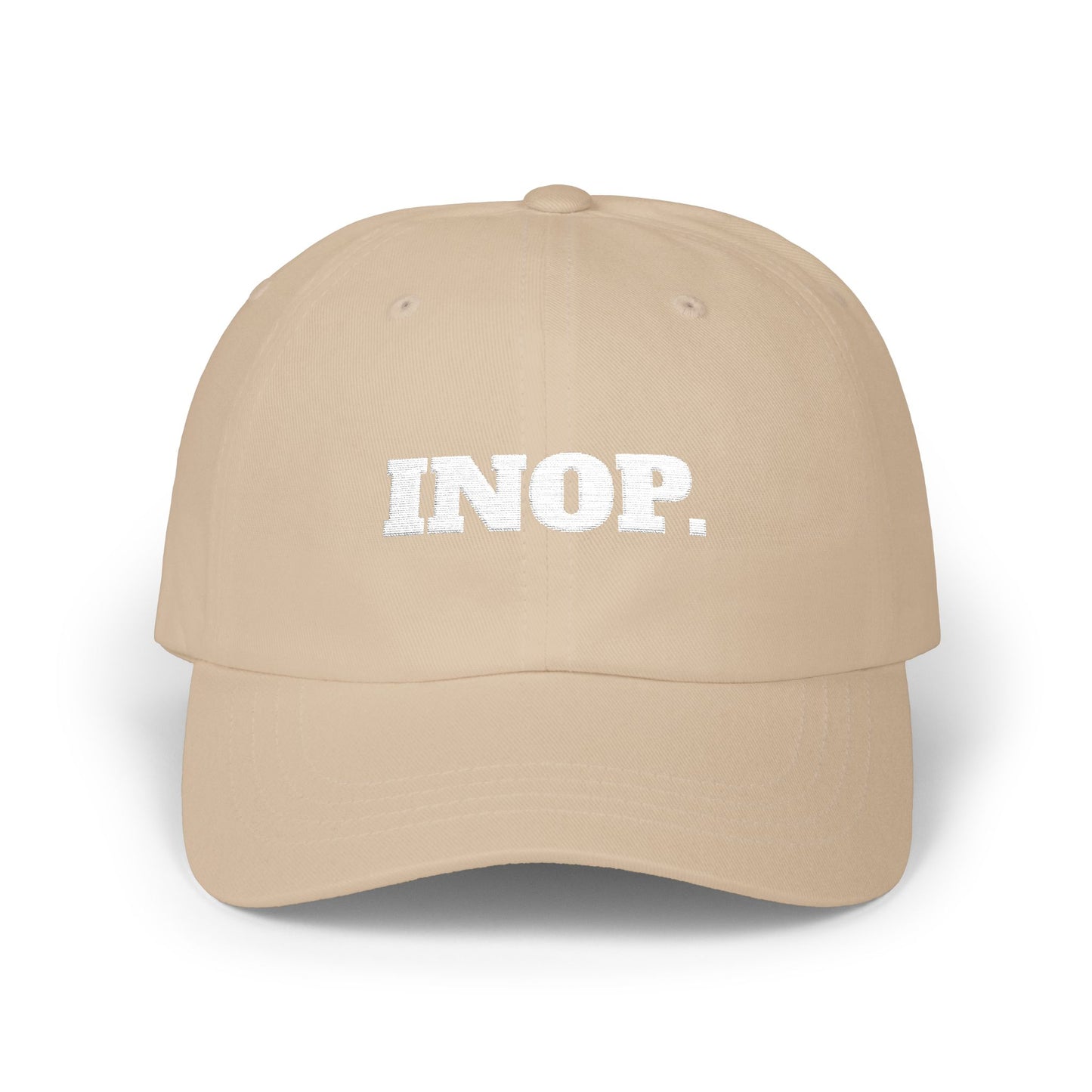 INOP. Cap- Funny Flight Crew Baseball Cap, Aviation-Inspired Hat, Grounded and Over It Airline Humor Gift