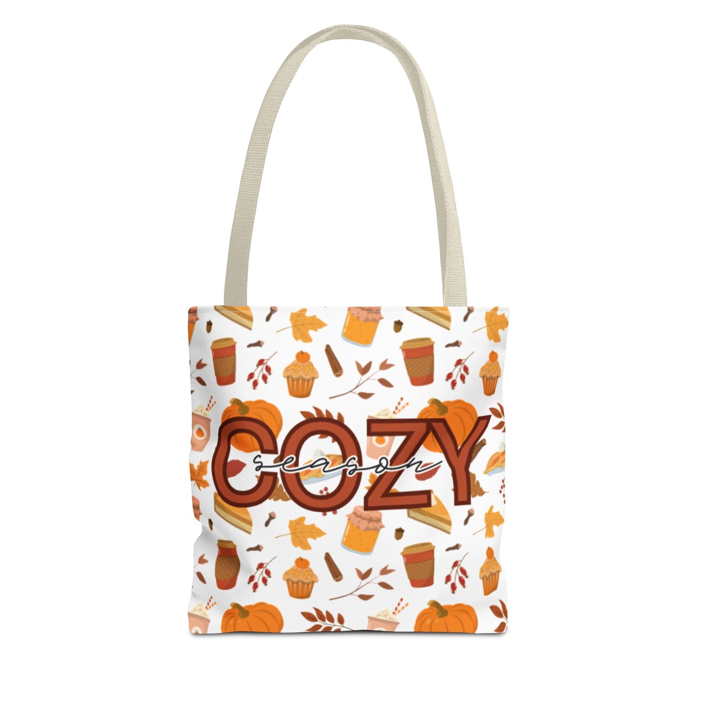 Cozy Season Tote Bag, Fall Tote, Autumn Bag, Halloween Shopping Bag, Seasonal Gift, Eco-Friendly Tote