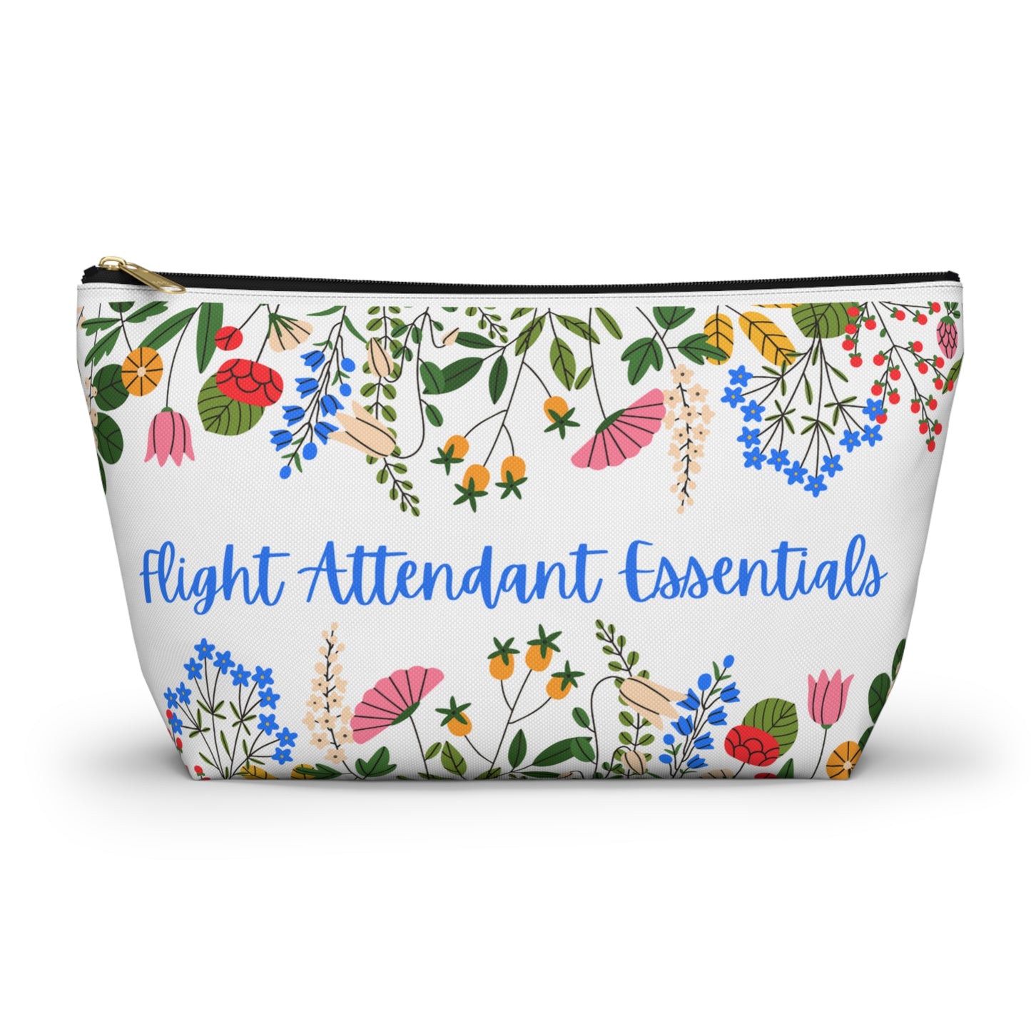 Flight Attendant Essential Accessory Pouch- Travel Organizer for Crew Must-Haves, Layover Bag, Airline Gift for Cabin Crew