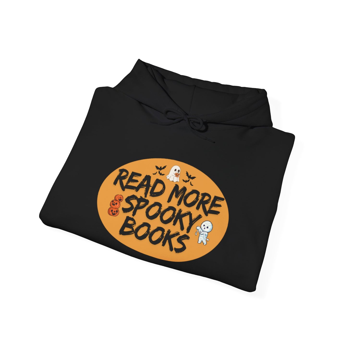 Spooky Books Hoodie - Cozy Halloween Sweatshirt for Book Lovers, Fall Fashion, Gift for Readers, Unisex Hoodie