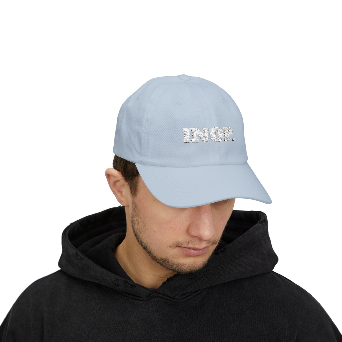 INOP. Cap- Funny Flight Crew Baseball Cap, Aviation-Inspired Hat, Grounded and Over It Airline Humor Gift