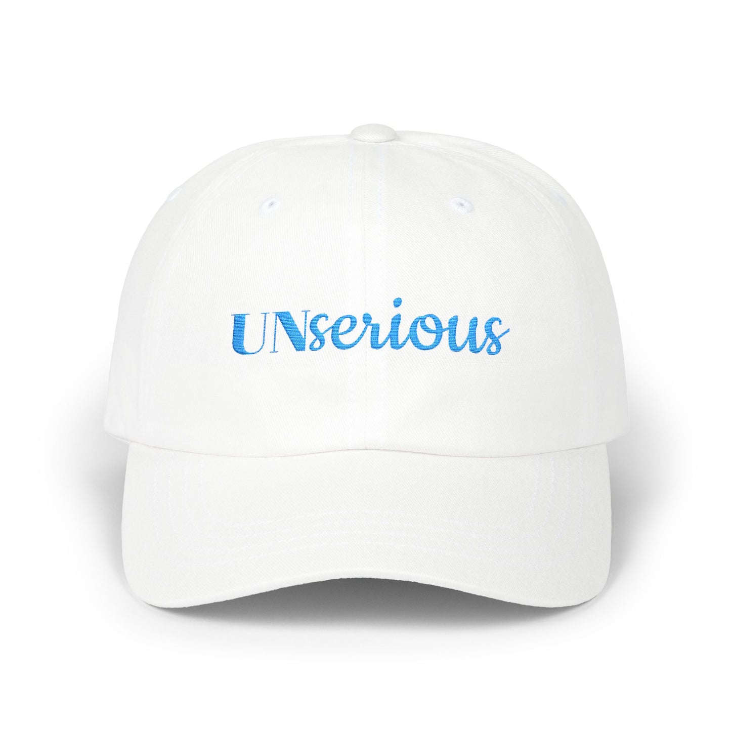 Unserious Classic Dad Cap, Casual Hat, Perfect Gift for every Unserious Human, Trendy Headwear, Everyday Accessory, Summer Essential