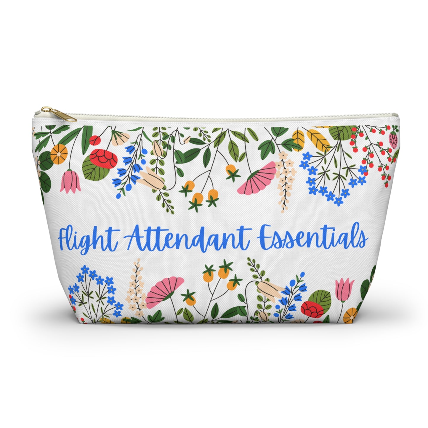 Flight Attendant Essential Accessory Pouch- Travel Organizer for Crew Must-Haves, Layover Bag, Airline Gift for Cabin Crew
