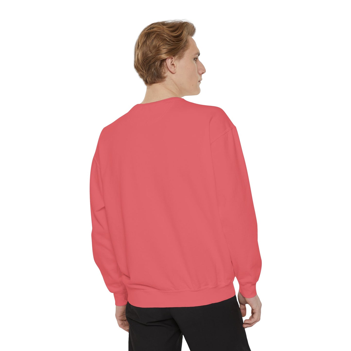 Jet Lagged Unisex Garment-Dyed Sweatshirt - Let Laughter Live, Cozy Sweater for Casual Days, Gift for Friends, Perfect for Fall & Winter
