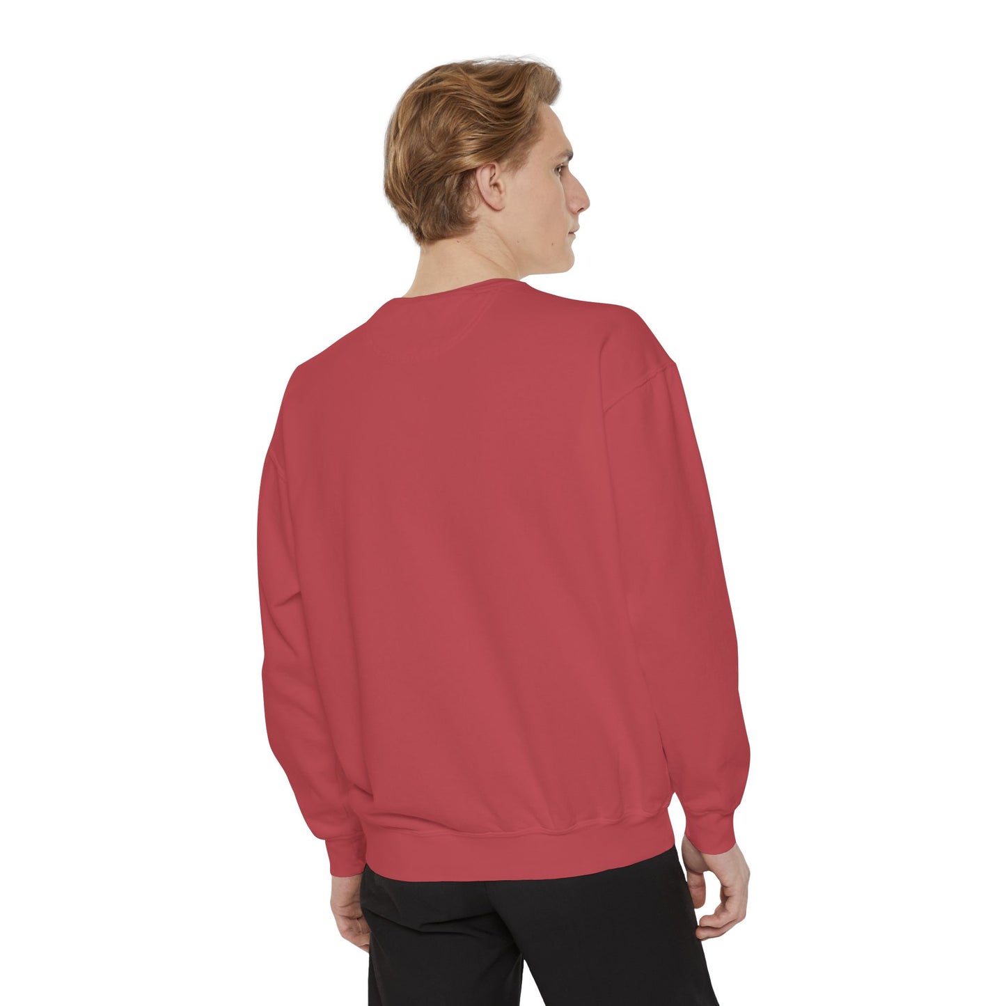 Jet Lagged Unisex Garment-Dyed Sweatshirt - Let Laughter Live, Cozy Sweater for Casual Days, Gift for Friends, Perfect for Fall & Winter