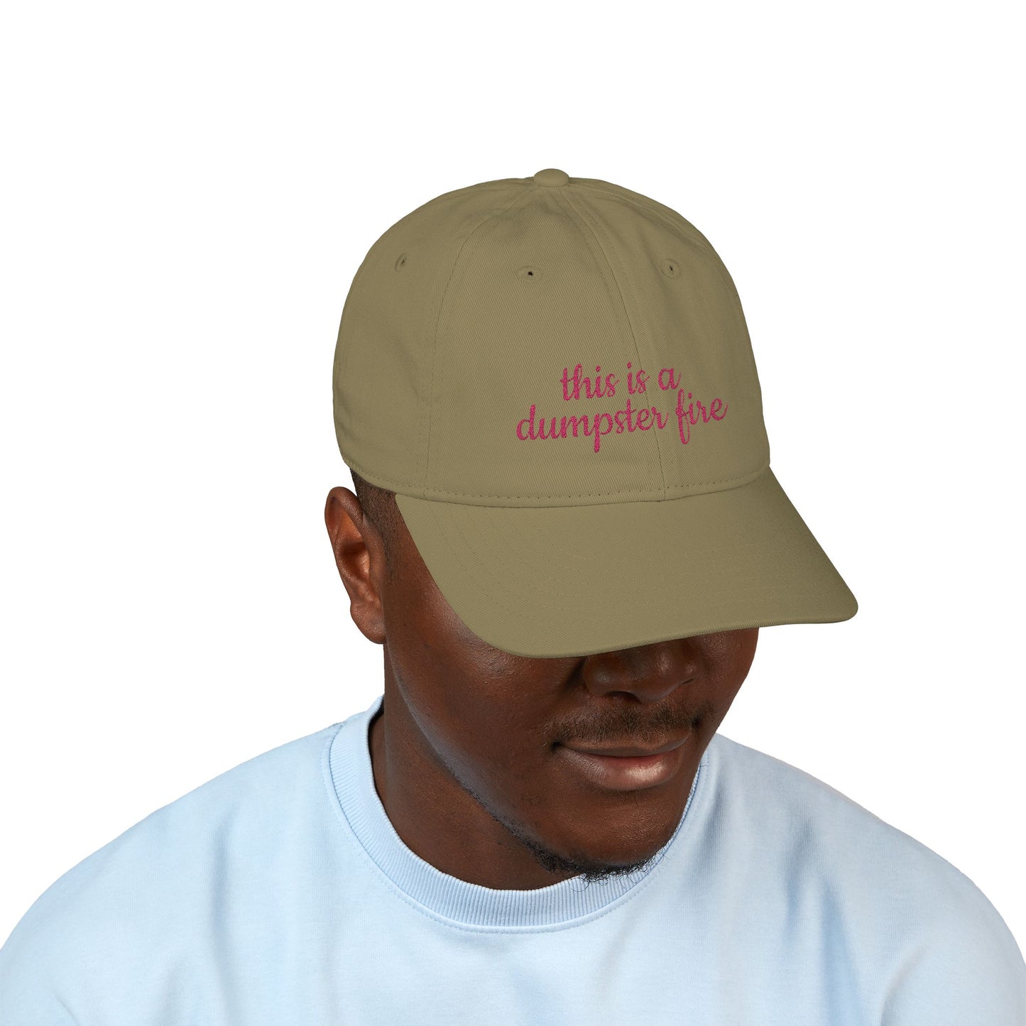 Organic Embroidered Baseball Cap - Humorous Gift, Casual Style, Unisex Hat, Summer Accessory, Everyday Wear, Funny Cap