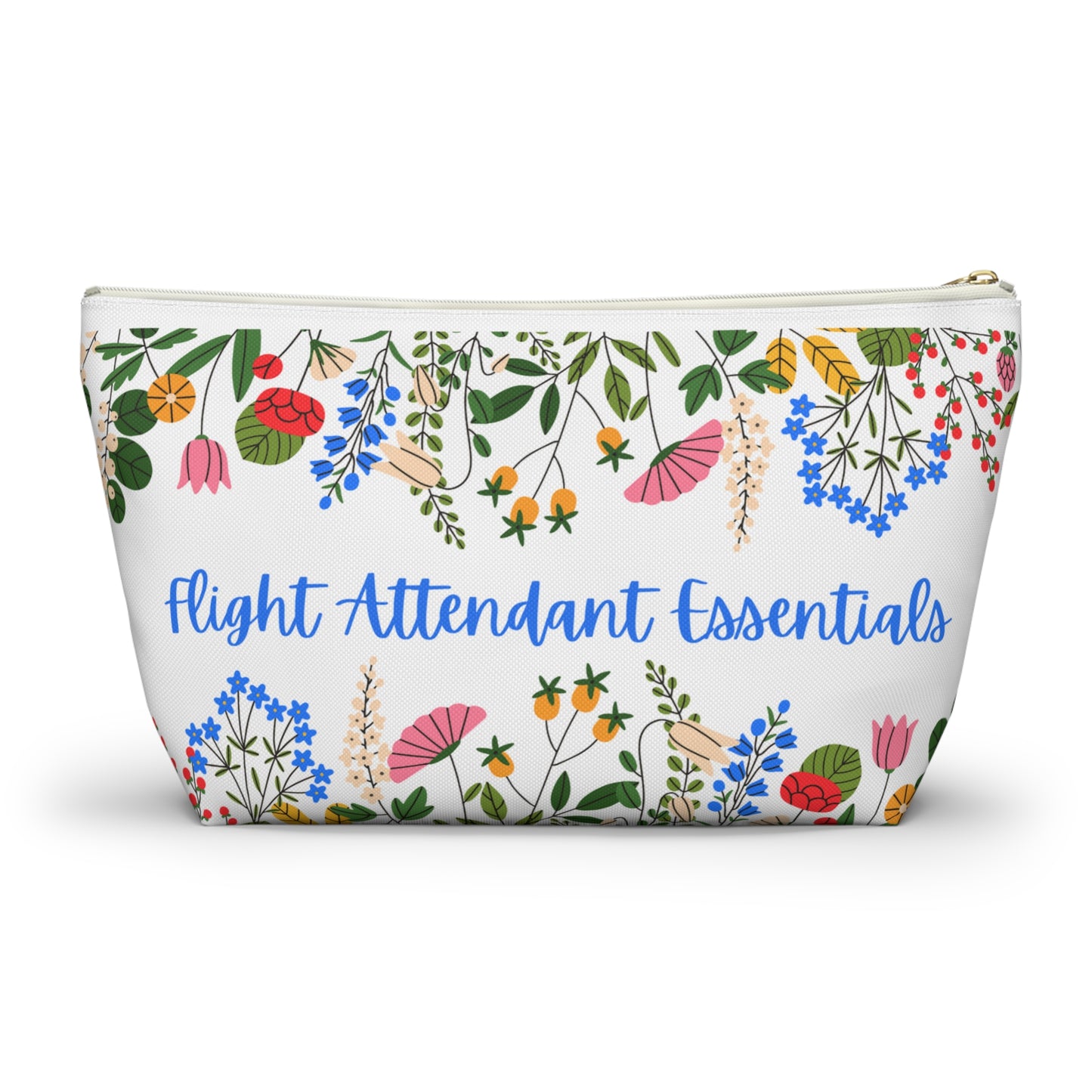 Flight Attendant Essential Accessory Pouch- Travel Organizer for Crew Must-Haves, Layover Bag, Airline Gift for Cabin Crew