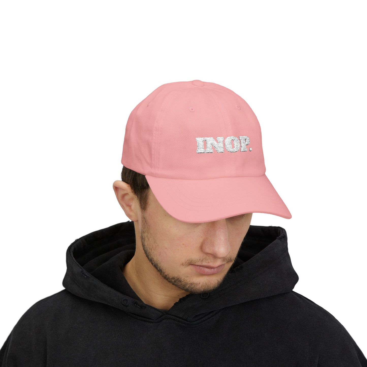 INOP. Cap- Funny Flight Crew Baseball Cap, Aviation-Inspired Hat, Grounded and Over It Airline Humor Gift