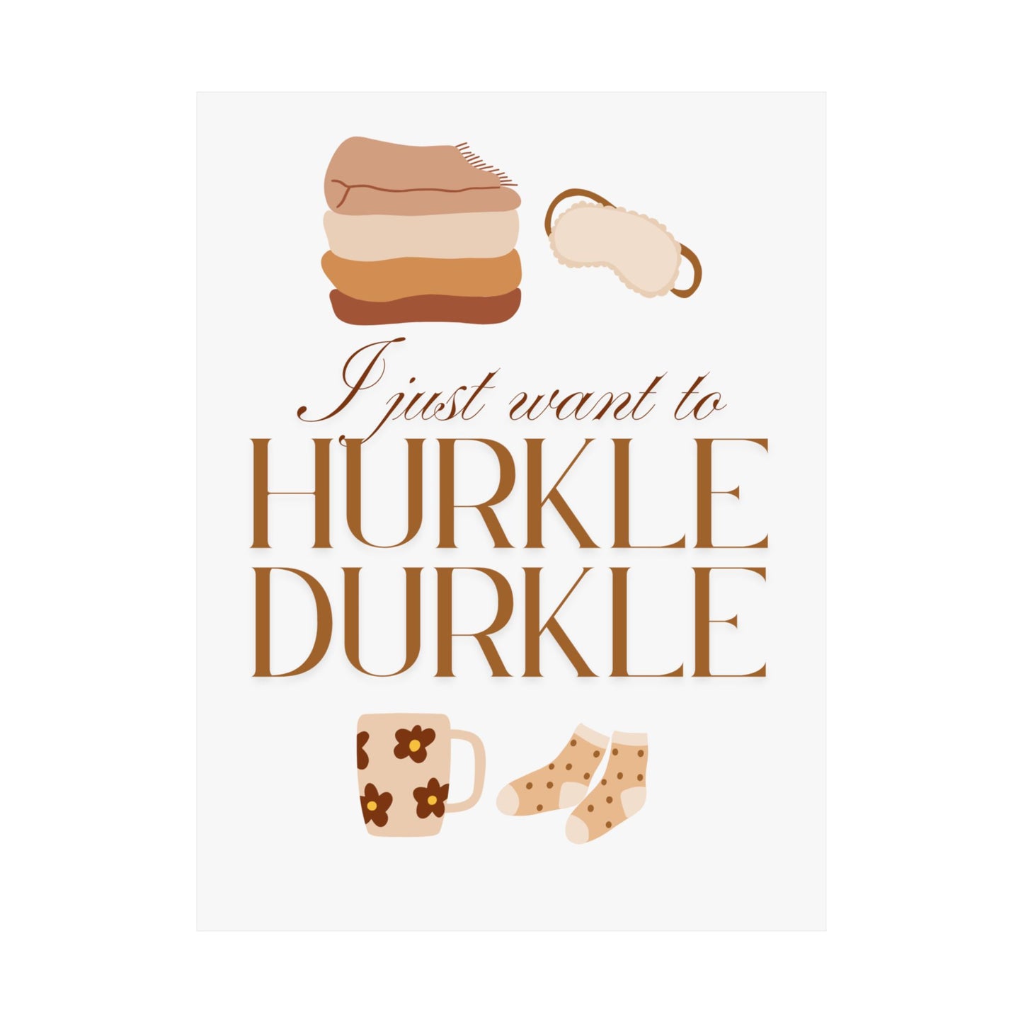 Cozy Vertical Posters for Home Décor, Ideal for Relaxation, Gift for Sleep Lovers, Bedroom Wall Art, Funny Quotes Prints