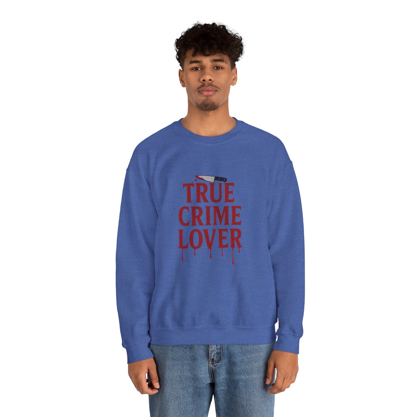 True Crime Lover Sweatshirt- Cozy Murder Show Crewneck, Funny Gift for Crime Junkies, Podcast Bingers & Sleuth Queens
