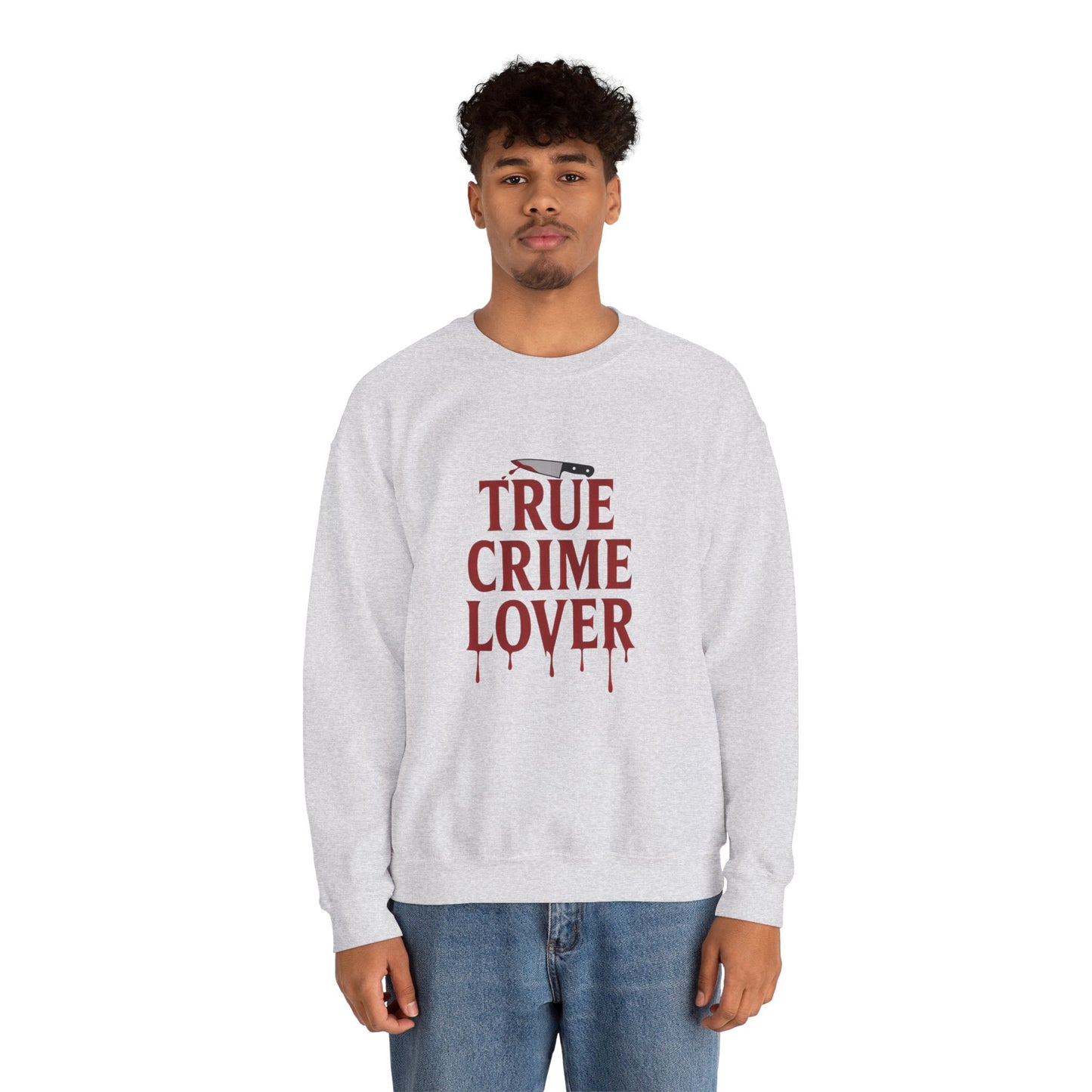 True Crime Lover Sweatshirt- Cozy Murder Show Crewneck, Funny Gift for Crime Junkies, Podcast Bingers & Sleuth Queens
