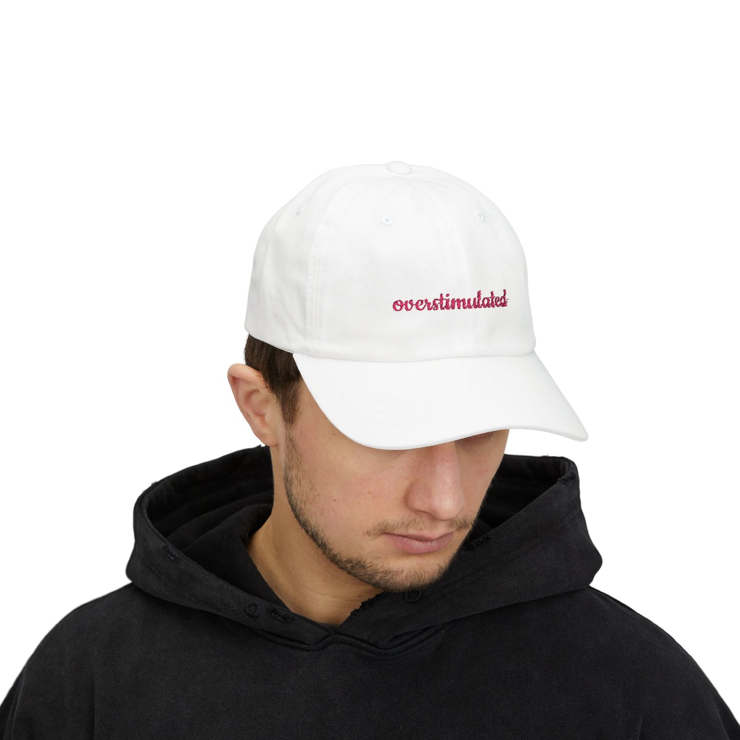 Overstimulated Cap, Trendy Hat, Gift for the Overstimulated, Adjustable Cap, Fashionable Accessory, Casual Everyday Wear