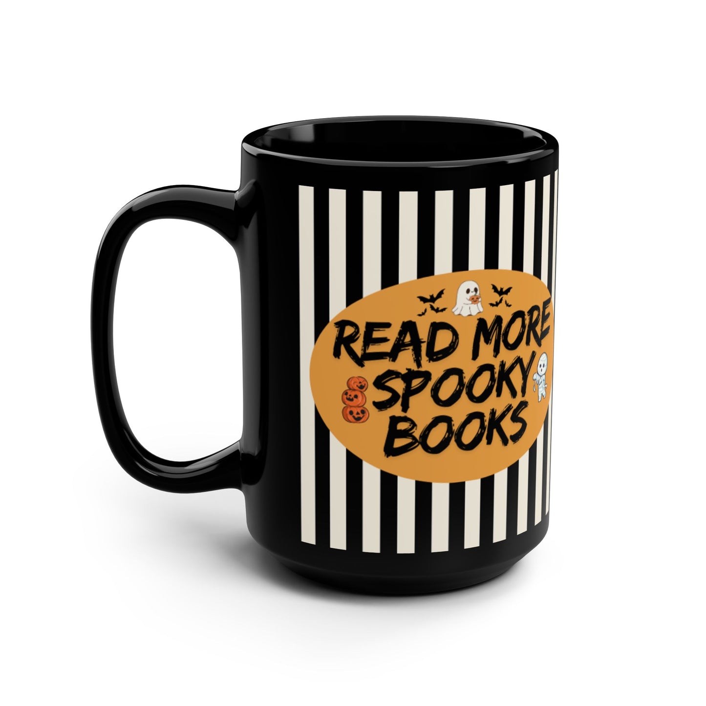 Spooky Book Lover's Mug, Read More Spooky Books, Halloween Gift, Coffee Lovers, Witchy Decor, Autumn Beverage