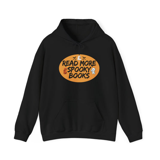 Spooky Books Hoodie - Cozy Halloween Sweatshirt for Book Lovers, Fall Fashion, Gift for Readers, Unisex Hoodie