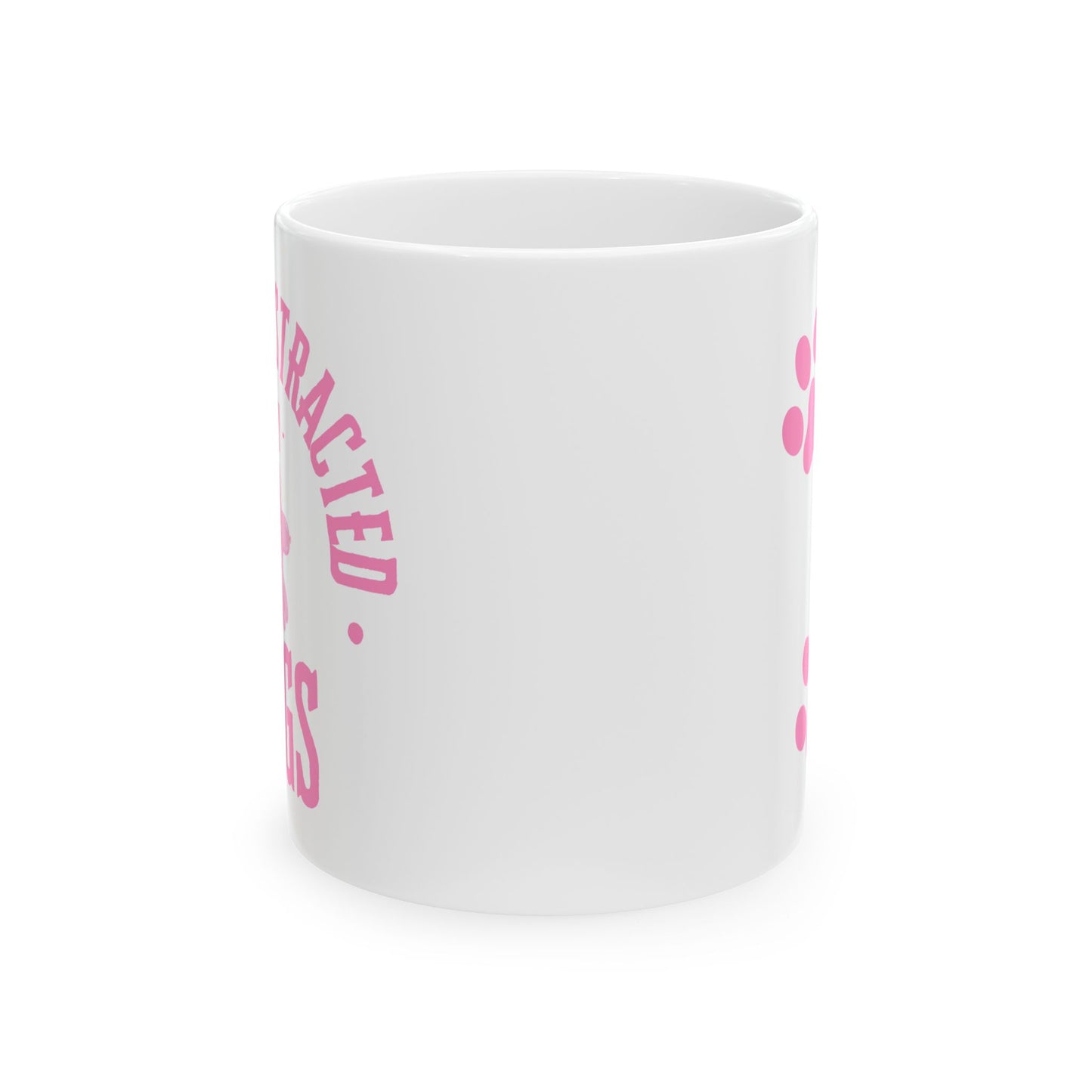 Distracted by Dogs Ceramic Mug - Perfect Gift for Pet Lovers, Coffee Tea Cup, Animal Lover Mug, Cute Animal Mug, Pet-Themed Gift