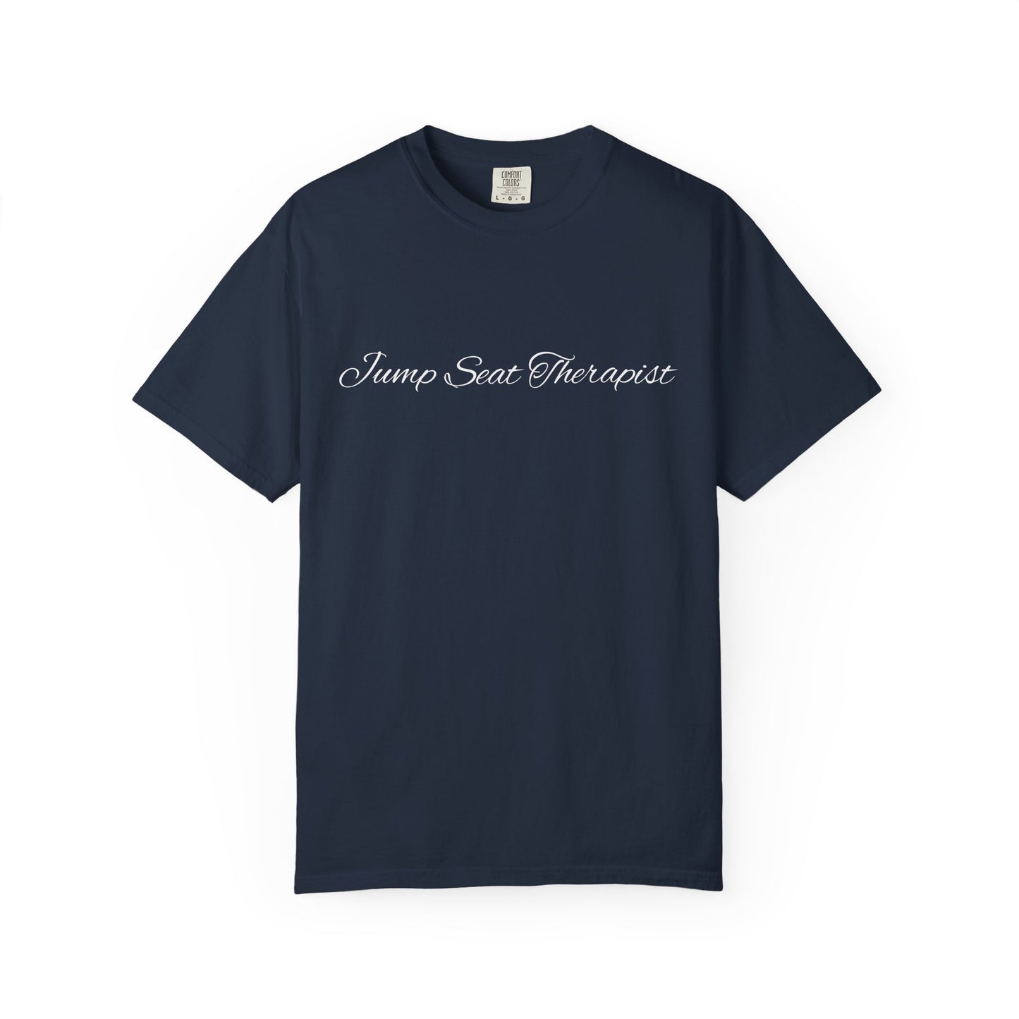 Jump Seat Therapist T-Shirt- Funny Flight Attendant Tee, Cabin Crew Life Shirt, Sarcastic Aviation Gift for Airline Workers