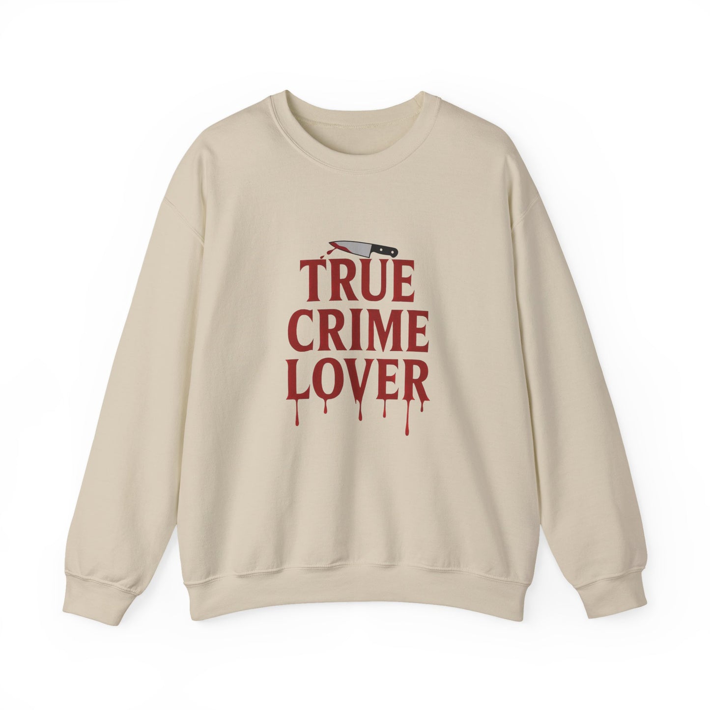 True Crime Lover Sweatshirt- Cozy Murder Show Crewneck, Funny Gift for Crime Junkies, Podcast Bingers & Sleuth Queens
