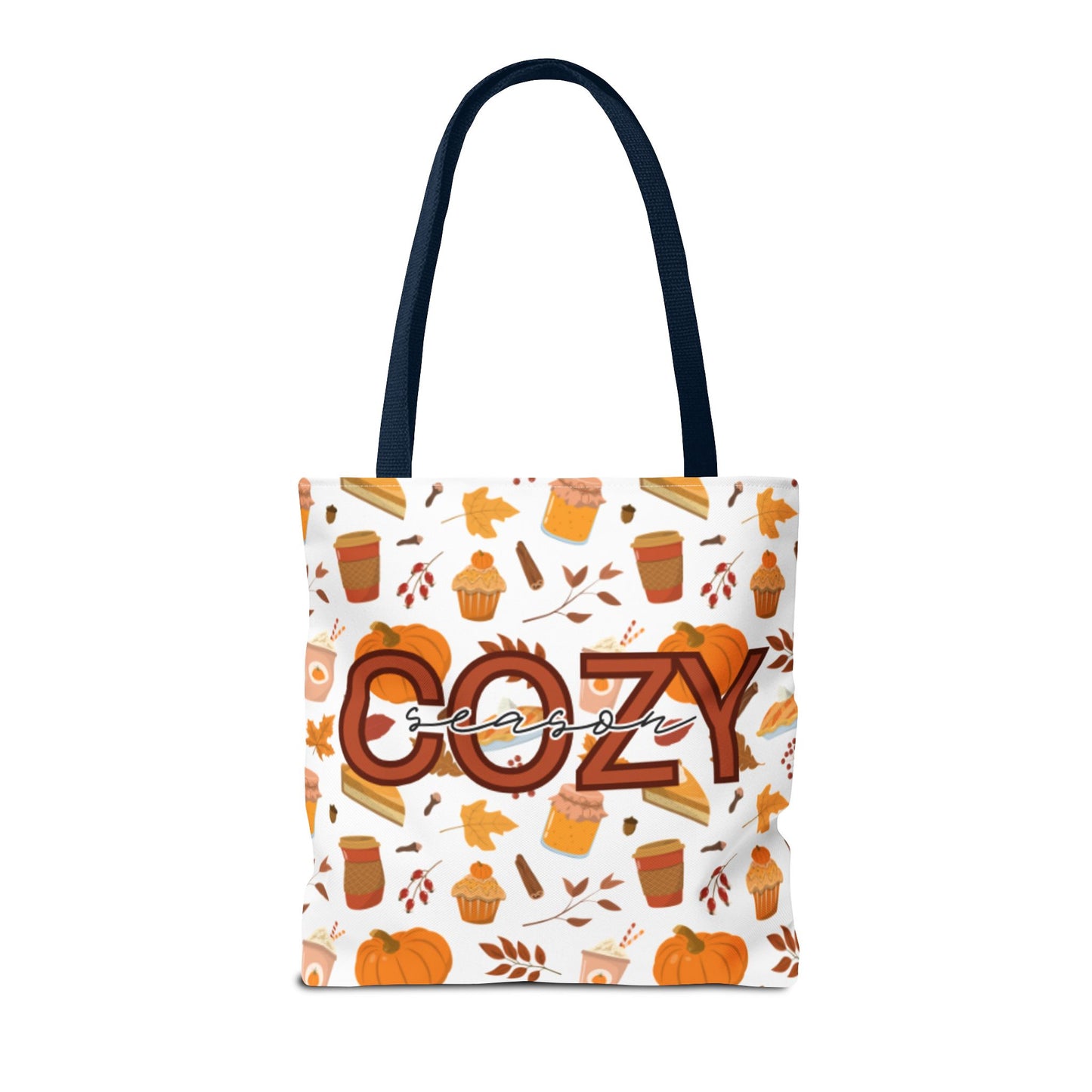 Cozy Season Tote Bag, Fall Tote, Autumn Bag, Halloween Shopping Bag, Seasonal Gift, Eco-Friendly Tote