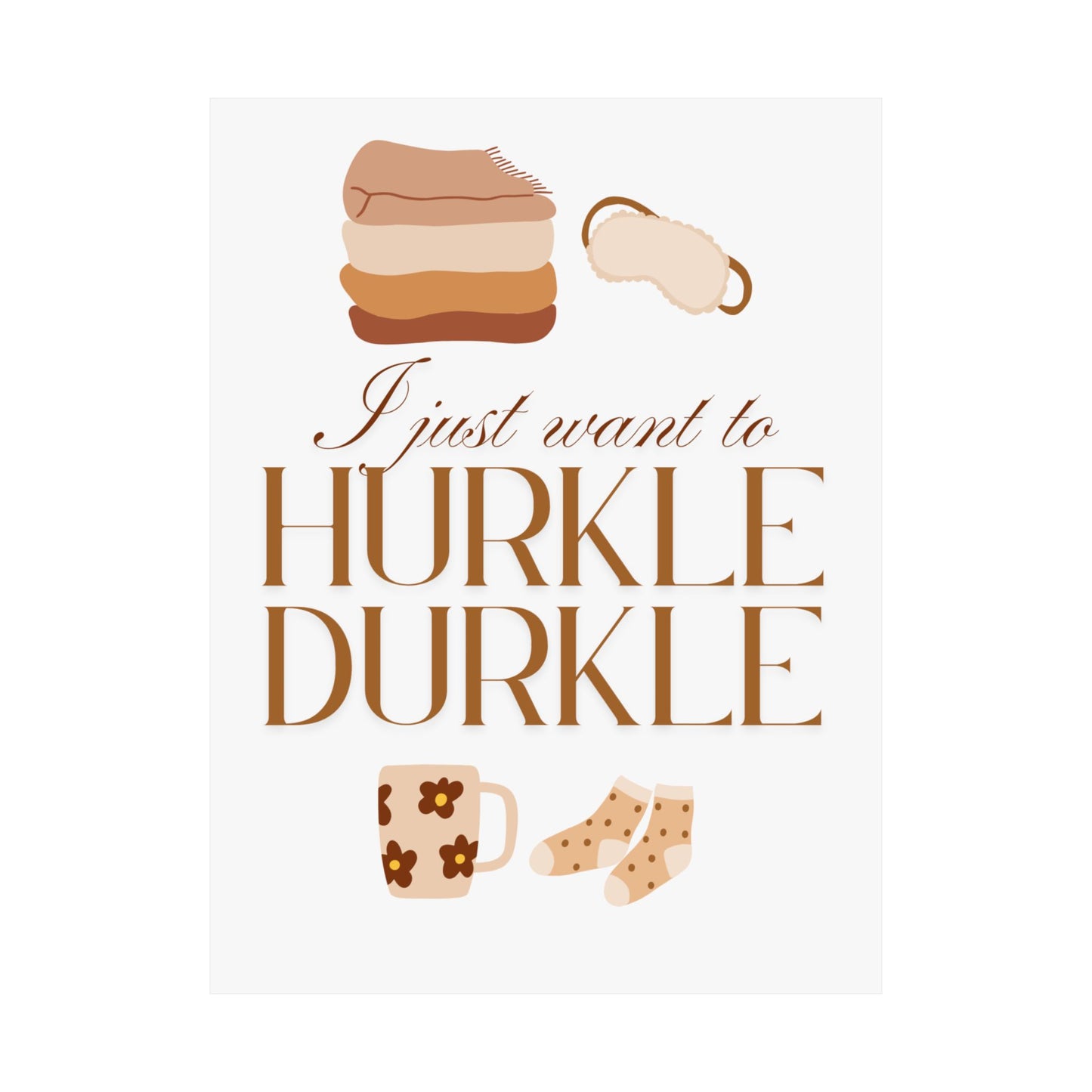 Cozy Vertical Posters for Home Décor, Ideal for Relaxation, Gift for Sleep Lovers, Bedroom Wall Art, Funny Quotes Prints