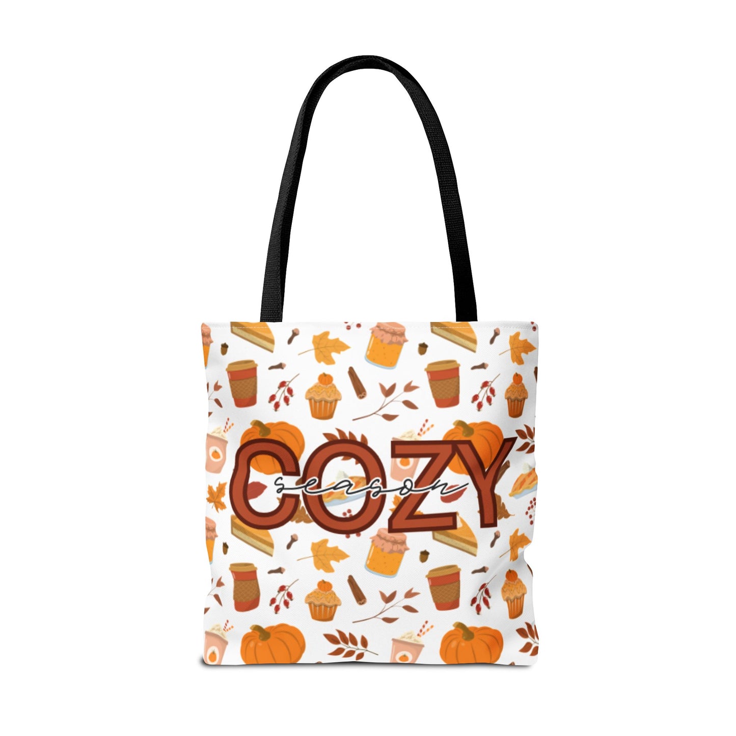 Cozy Season Tote Bag, Fall Tote, Autumn Bag, Halloween Shopping Bag, Seasonal Gift, Eco-Friendly Tote