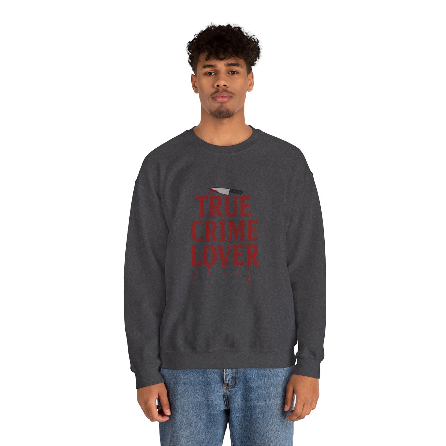 True Crime Lover Sweatshirt- Cozy Murder Show Crewneck, Funny Gift for Crime Junkies, Podcast Bingers & Sleuth Queens