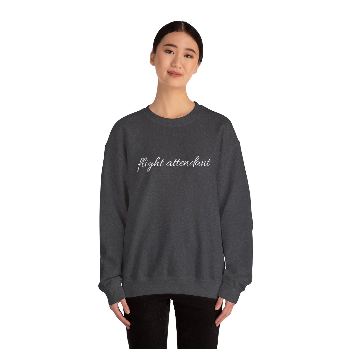 Flight Attendant Sweatshirt- Cozy Crew Life Pullover, Funny Airline Crew Gift, Travel Day Essential for Aviation Lovers