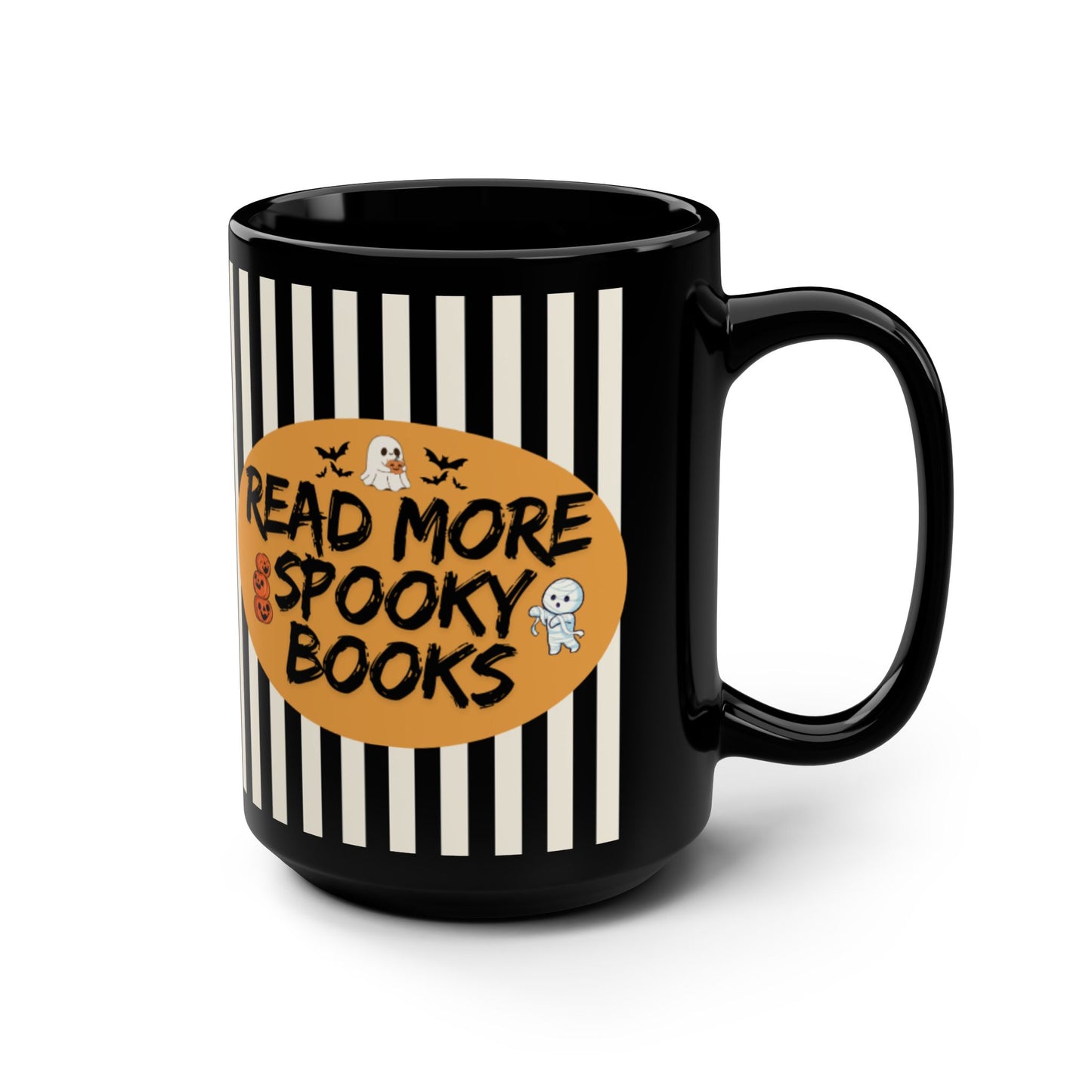Spooky Book Lover's Mug, Read More Spooky Books, Halloween Gift, Coffee Lovers, Witchy Decor, Autumn Beverage