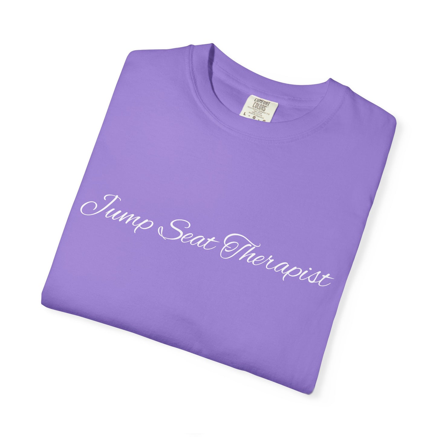 Jump Seat Therapist T-Shirt- Funny Flight Attendant Tee, Cabin Crew Life Shirt, Sarcastic Aviation Gift for Airline Workers