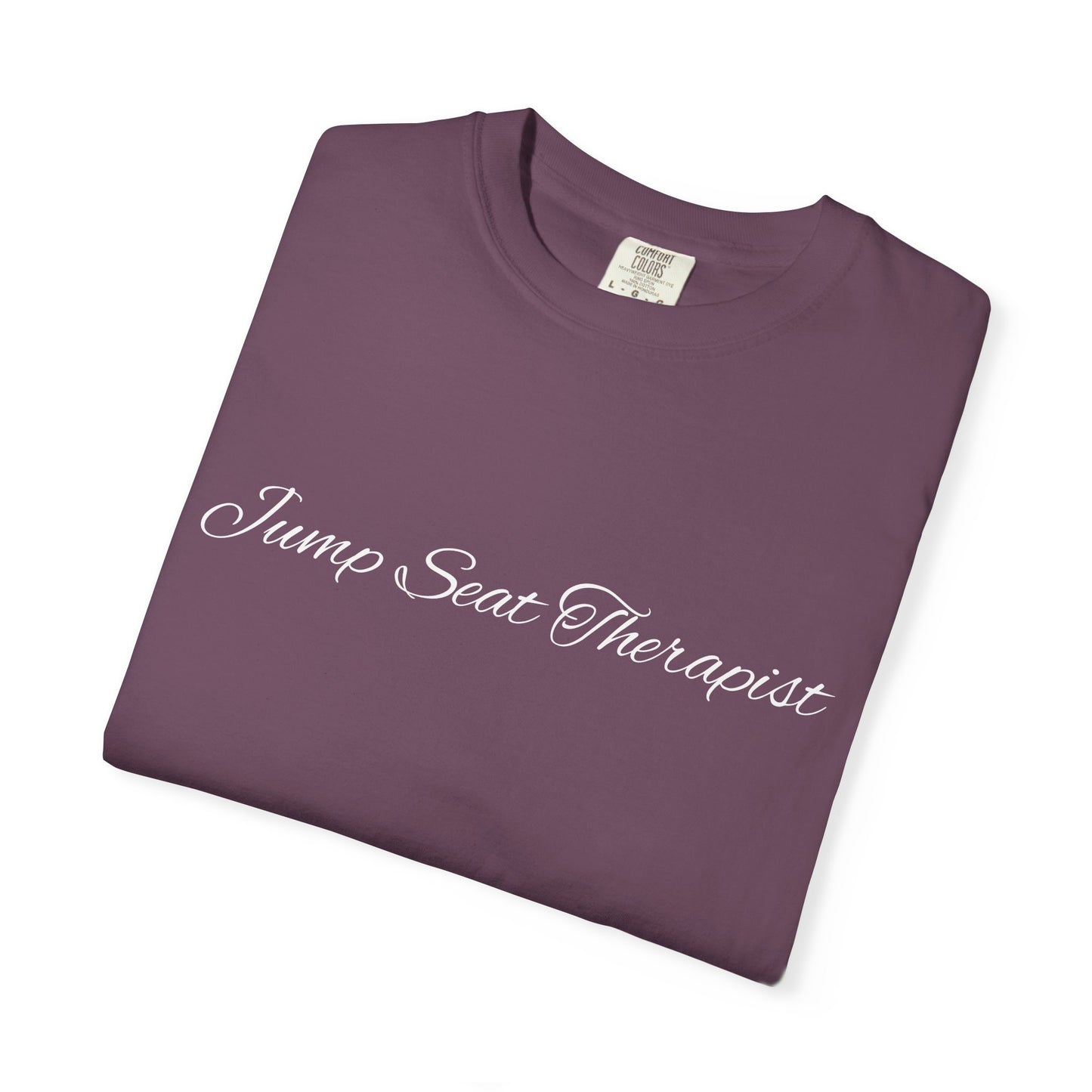 Jump Seat Therapist T-Shirt- Funny Flight Attendant Tee, Cabin Crew Life Shirt, Sarcastic Aviation Gift for Airline Workers