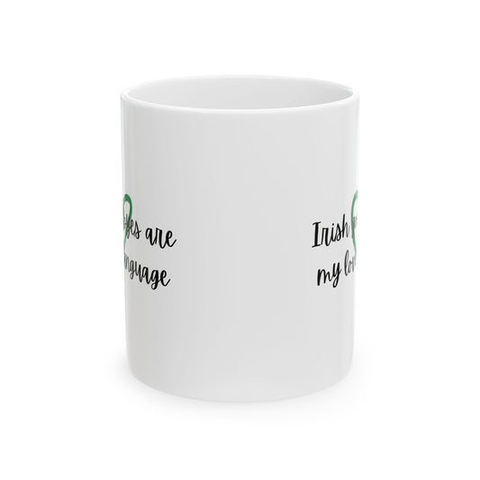 Irish Goodbye Mug - Perfect for St. Patrick's Day, Fun Gift for Friends, Coffee Lover's Must-Have, Ceramic Cup for Home or Office